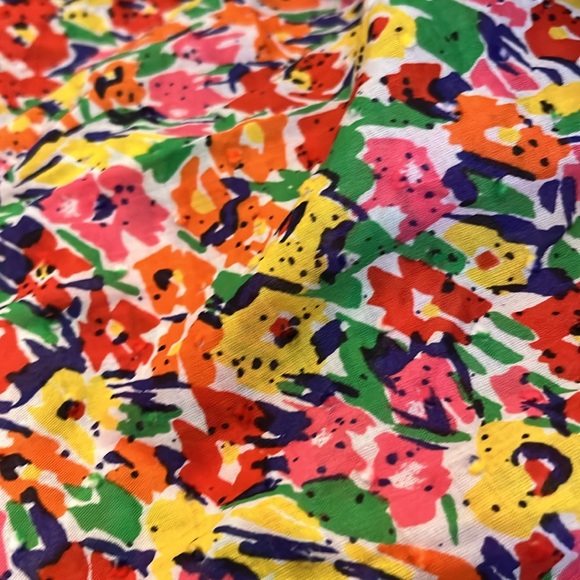 EUC Rixo x Target 100% cotton colorful floral mini dress with puffed sleeves 3X - Picture 4 of 4